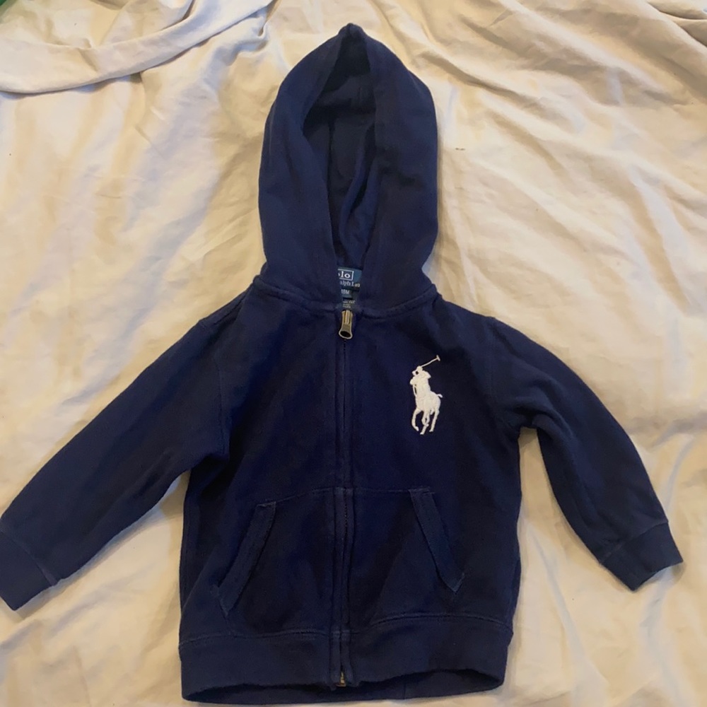 Polo zip up hoodie